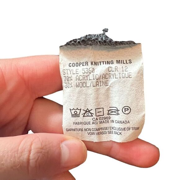 Cooper grey wool blend cardigan. Size xl - Picture 4 of 10